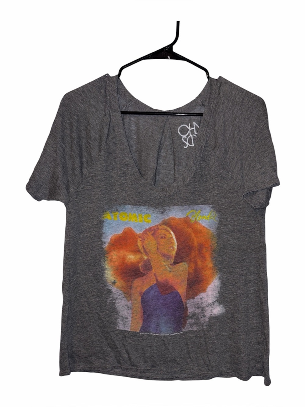 Chaser Blondie “Atomic” Band T-Shirt Size Small 2014 Rare Women’s Flowy